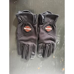 Harley Davidson Goatskin Leather Odessa Mesh Motorcycle Gloves Women's‎ Large
